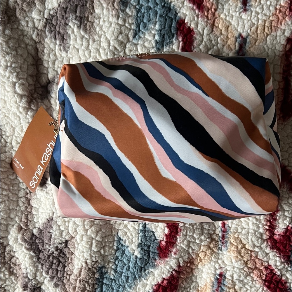 Sonia Kashuk Wave Pattern Cosmetic Bag